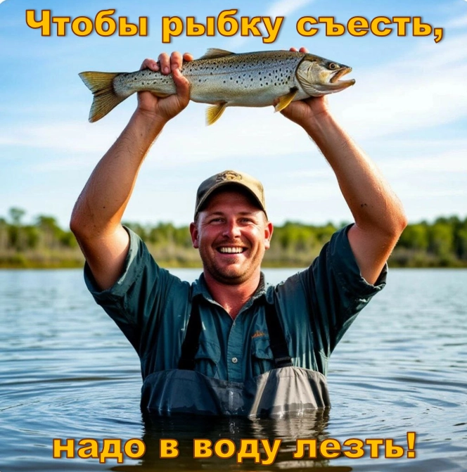 Рыбалка - это непросто!