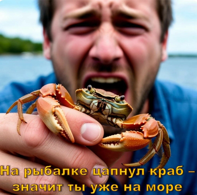 Рыбалка - это, бывает, и сурово.