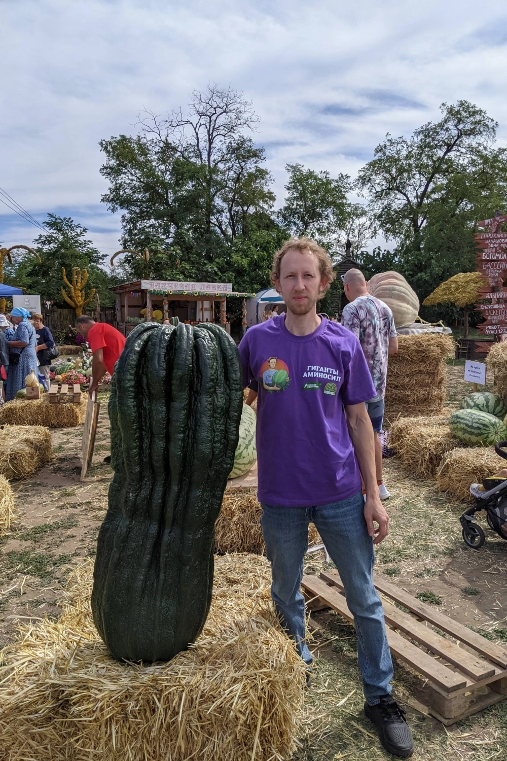 Гигантский кабачок вполне можно есть.