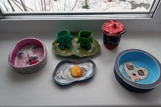 Диана Любила творить из глины.