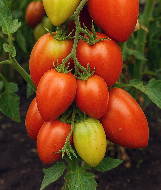 Розовая Стелла низкорослый сорт с салатными плодами.