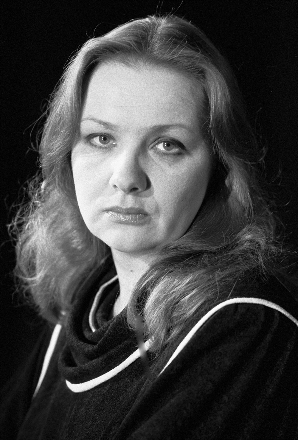 Наталья Тенякова, заслуженная артистка РСФСР, актриса Государственного академического театра им. Моссовета. 1985 г.