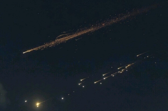 Дождь из иранских ракет над Израилем