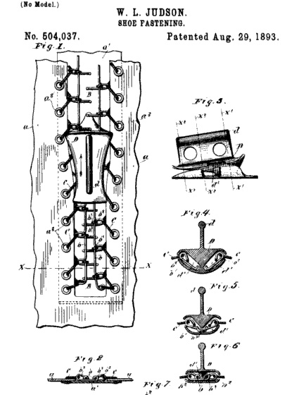 Первый прототип молнии разработал американец Уиткомб Лео Джадсон. Патент от 29 августа 1893 года