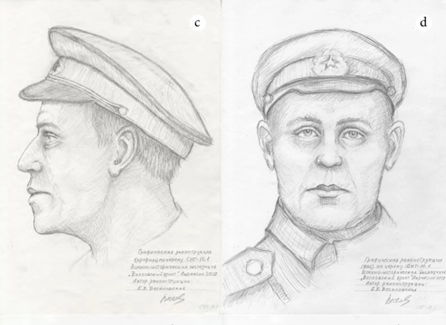 Боец найден на местах обороны Ржева, у села Новое Семёновское. 