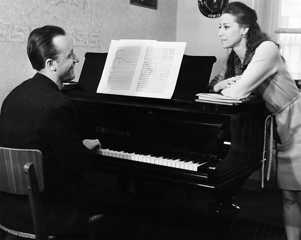Родион Щедрин и его жена балерина Майя Плисецкая. 1968 год.
