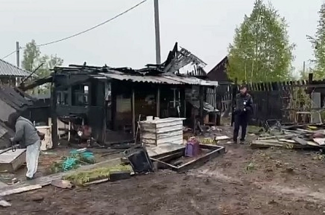На месте трагедии.