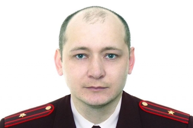 Участковый Александр Александров. Фото из личного дела