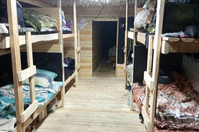 Размещение волонтёров.