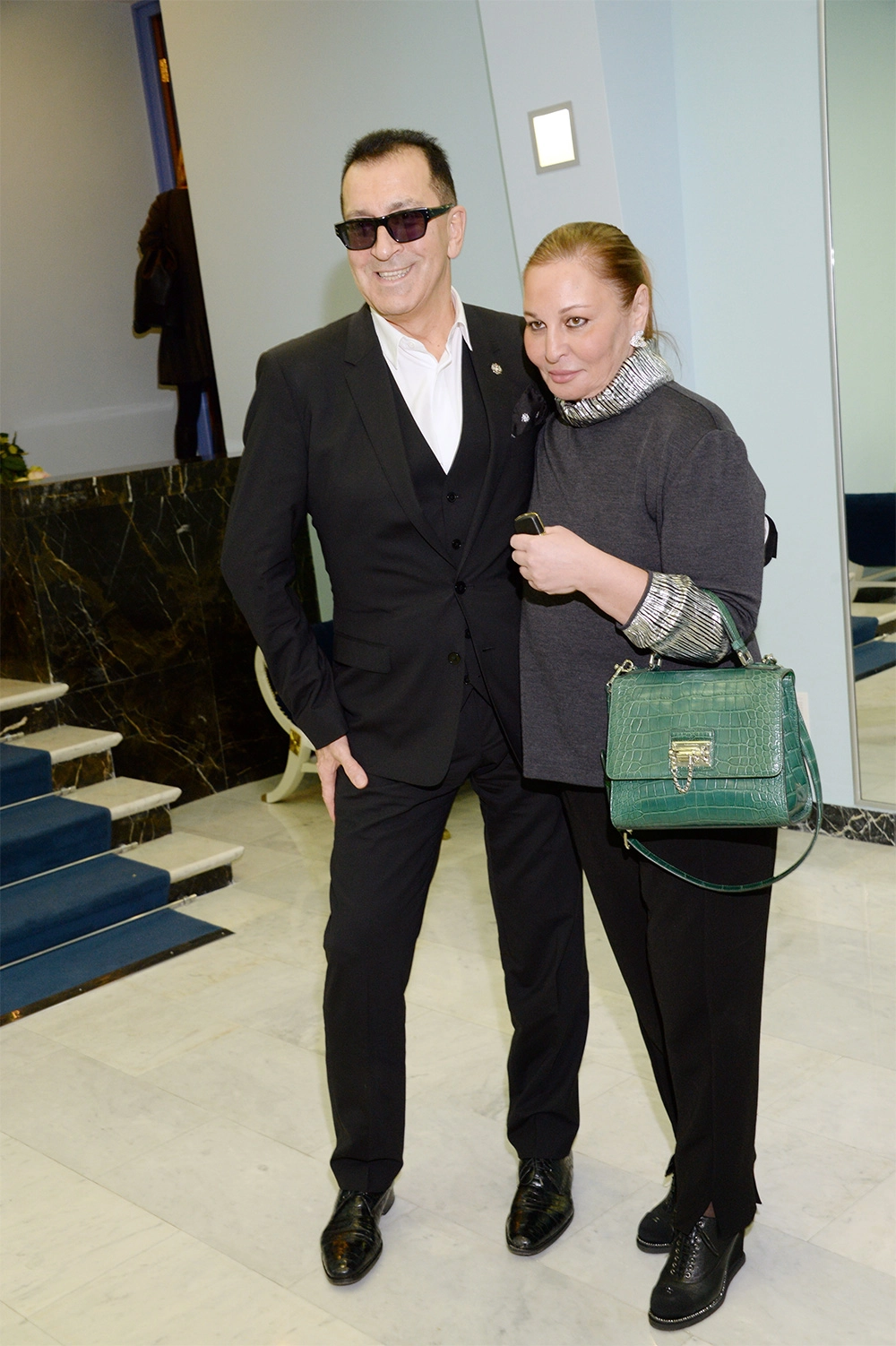 Александр Буйнов с женой.