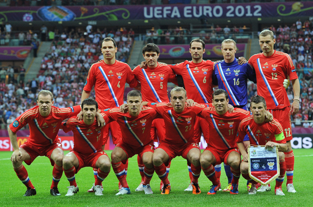 Сборная России по футболу на Евро-2012.