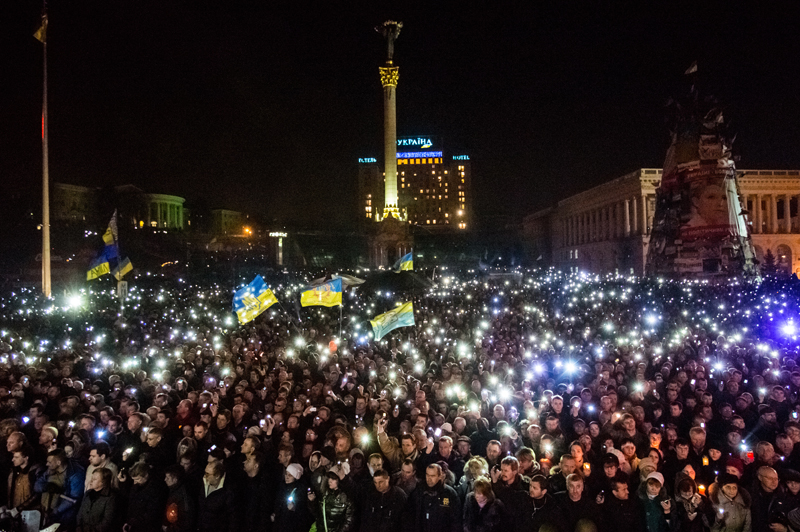 «Евромайдан», Киев, 2014 г. 