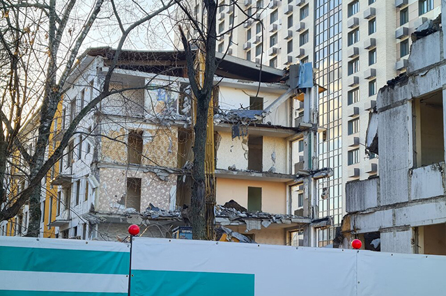Снос домов по программе реновации в Москве