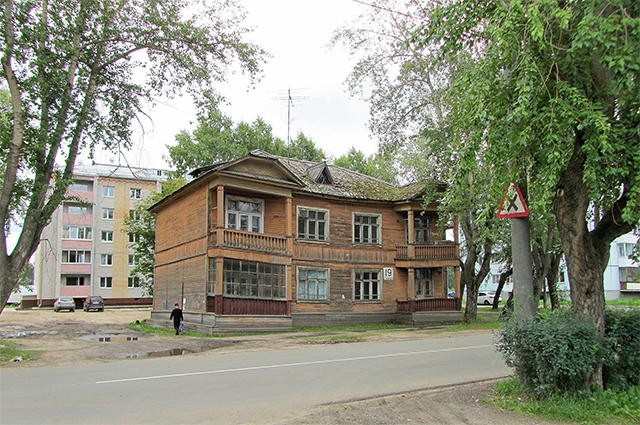 Дом в Северодвинске, где жил Валентин Пикуль.