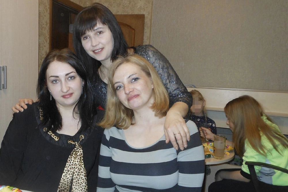 Семья Алексея Зарубина. На фото жена Олеся слева