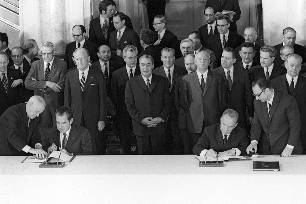 Брежнев и Никсон во времена Холодной войны.