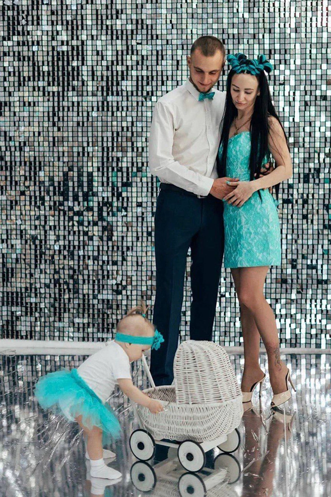 Александр с женой Екатериной и дочерью Ксенией.