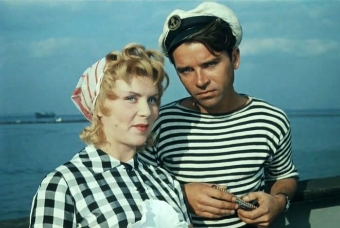 Маргарита Назарова в фильме «Полосатый рейс», 1961 г,