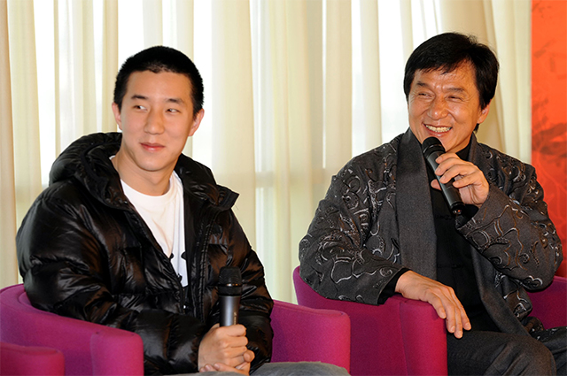 Джеки Чан и его сын Джейси Чан