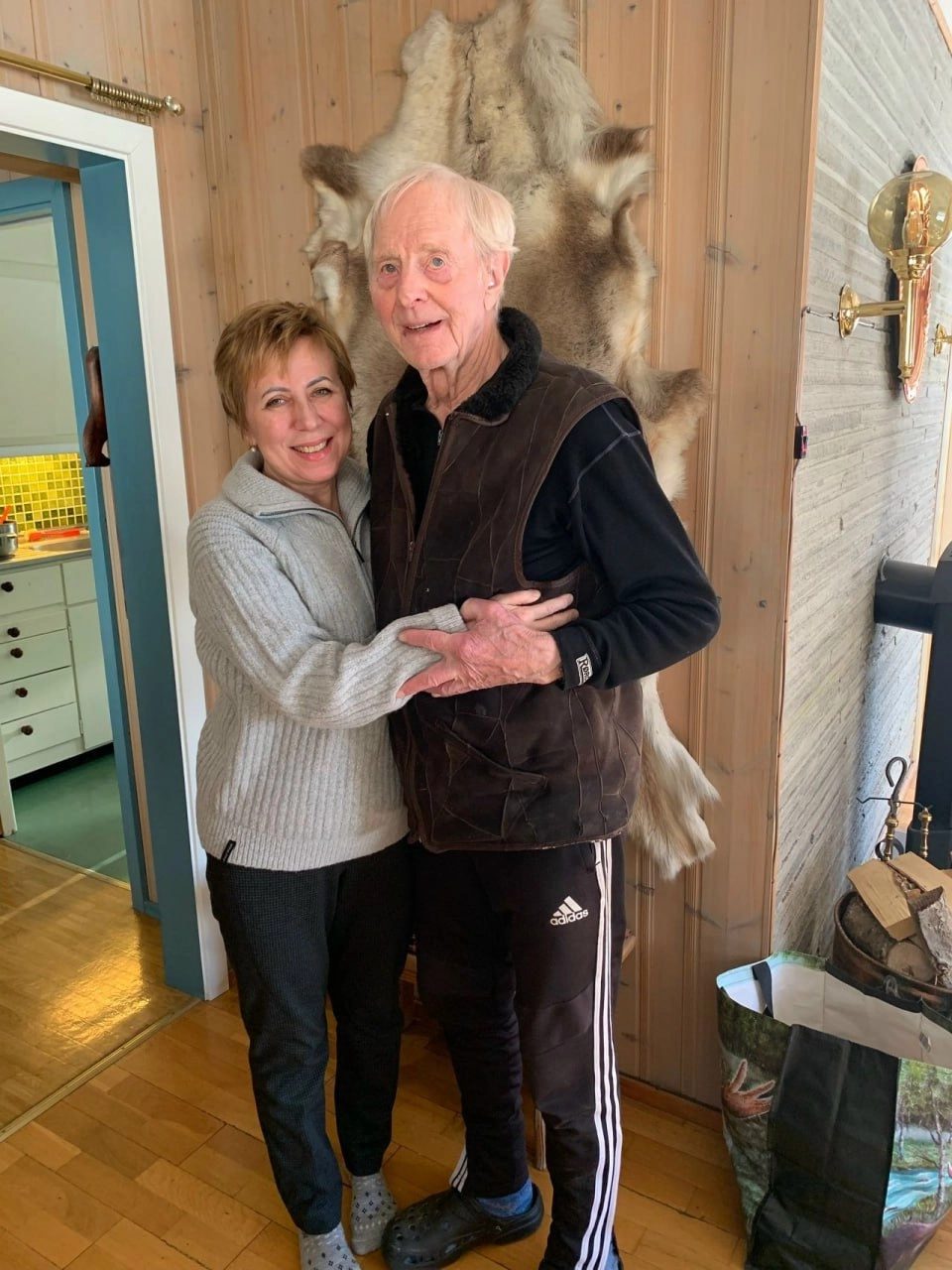 Поисковик Татьяна Затолокина и Ивер Стутлиен.