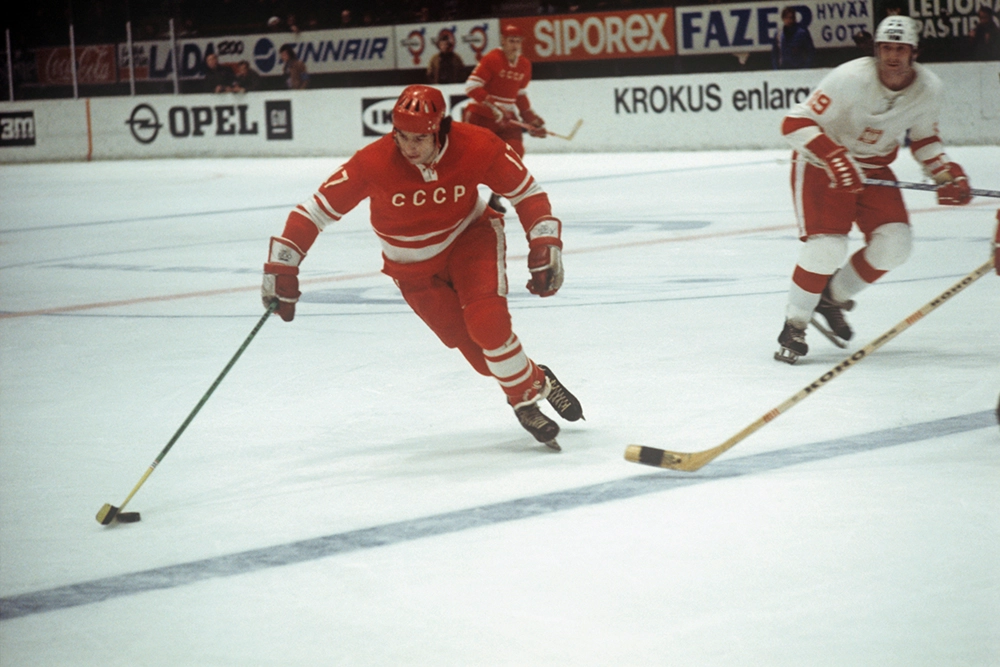 Валерий Борисович Харламов (слева).