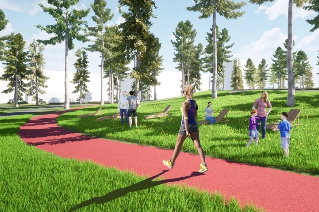 Проект благоустройства молодёжного центра «Ровесник» на ул. Комсомольская, 9.