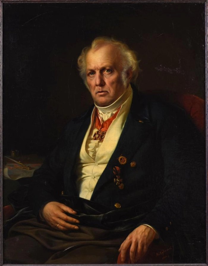 Портрет ректора академии А. И. Мельникова (1851 год).