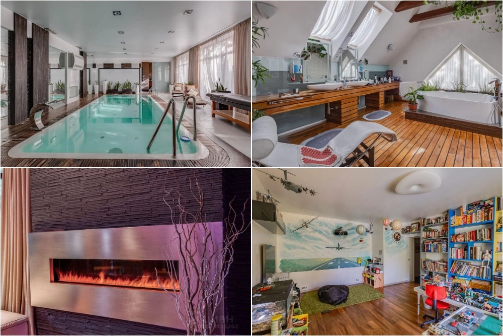 В кирпичном доме 10 спален, в которых идеально смогут разместиться все члены большой семьи.