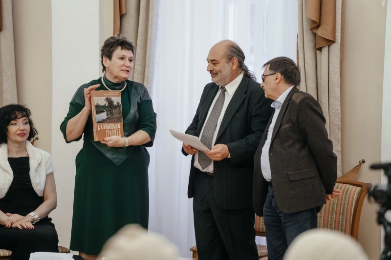 На концерте в Зале Дворянского собрания.