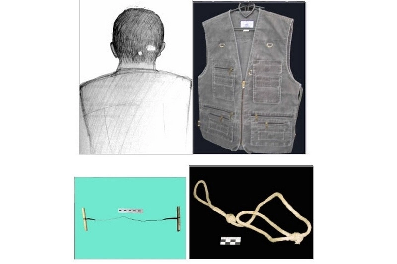 На&nbsp;тот момент он&nbsp;был коротко стрижен, с&nbsp;проплешинами или седыми волосами на&nbsp;затылке. Рост около 180 сантиметров, телосложение плотное. Был замечен в&nbsp;темно-сером жилете.