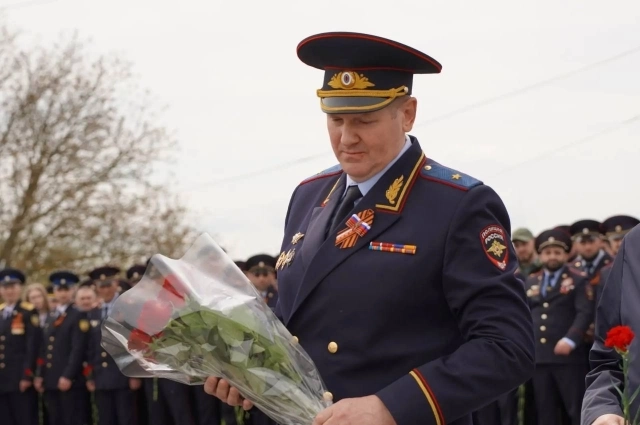 Так открывали памятник в Малгобеке.