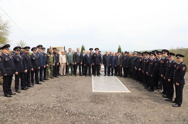 Так открывали памятник в Малгобеке.