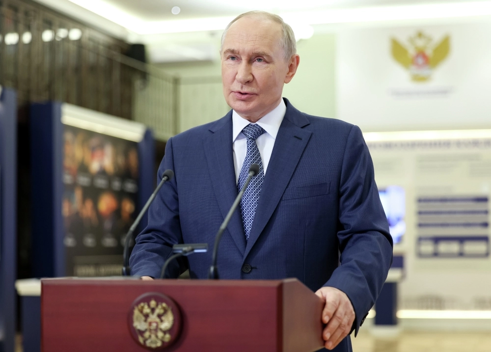 29 августа 2026. Президент РФ Владимир Путин по видеосвязи принимает участие в открытии новых и отремонтированных школ в нескольких регионах страны во время посещения Московского педагогического государственного университета (МПГУ).