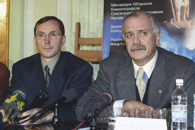Никита Михалков и Николай Бурляев. 1999 год.