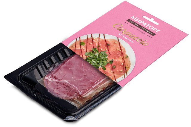 Компания использует в рецептуре только мясо из внутренней части бедра молодых телят голштино-фризской породы.