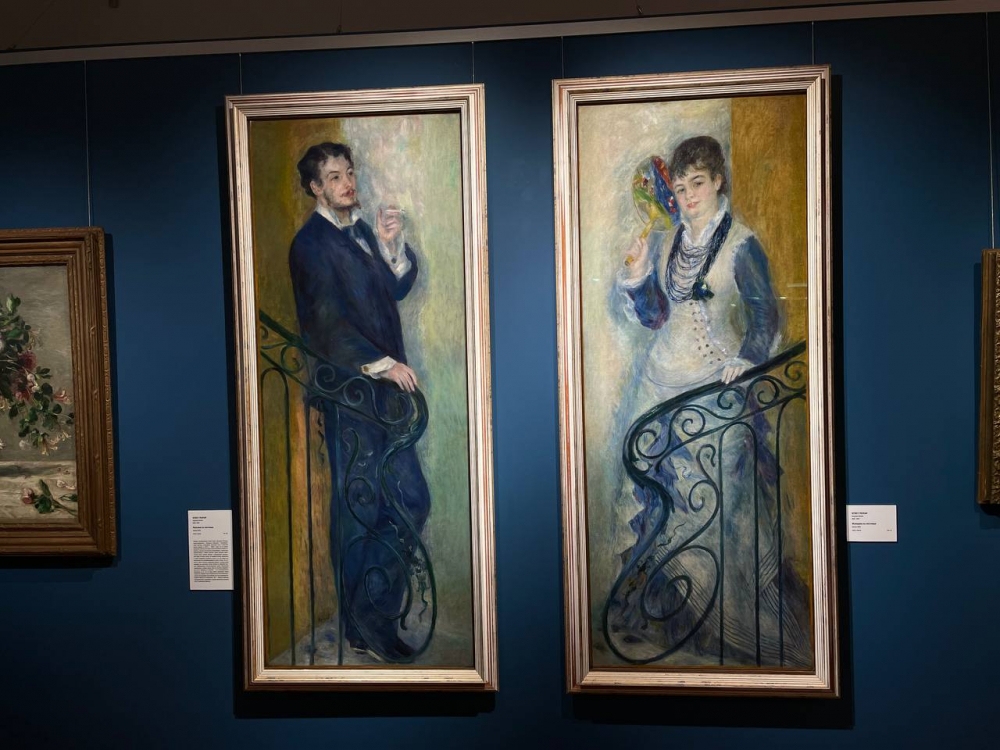 «Мужчина на лестнице» и «Женщина на лестнице» Огюста Ренуара. 