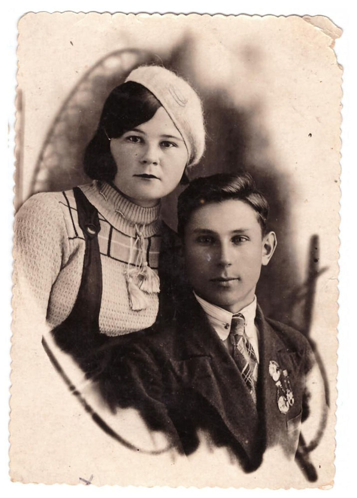 Евдокия с мужем Иваном.