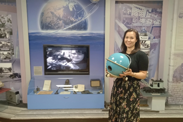 Космическая экспозиция в музее истории города