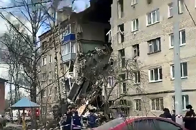 Взрыв газа в жилом доме, Орехово-Зуево.