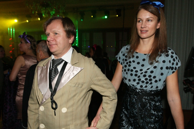Игорь Бутман с женой Оксаной, 2009 г.