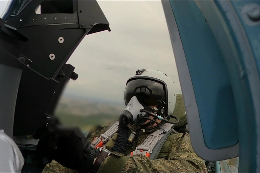 Боевая работа экипажа Су-35