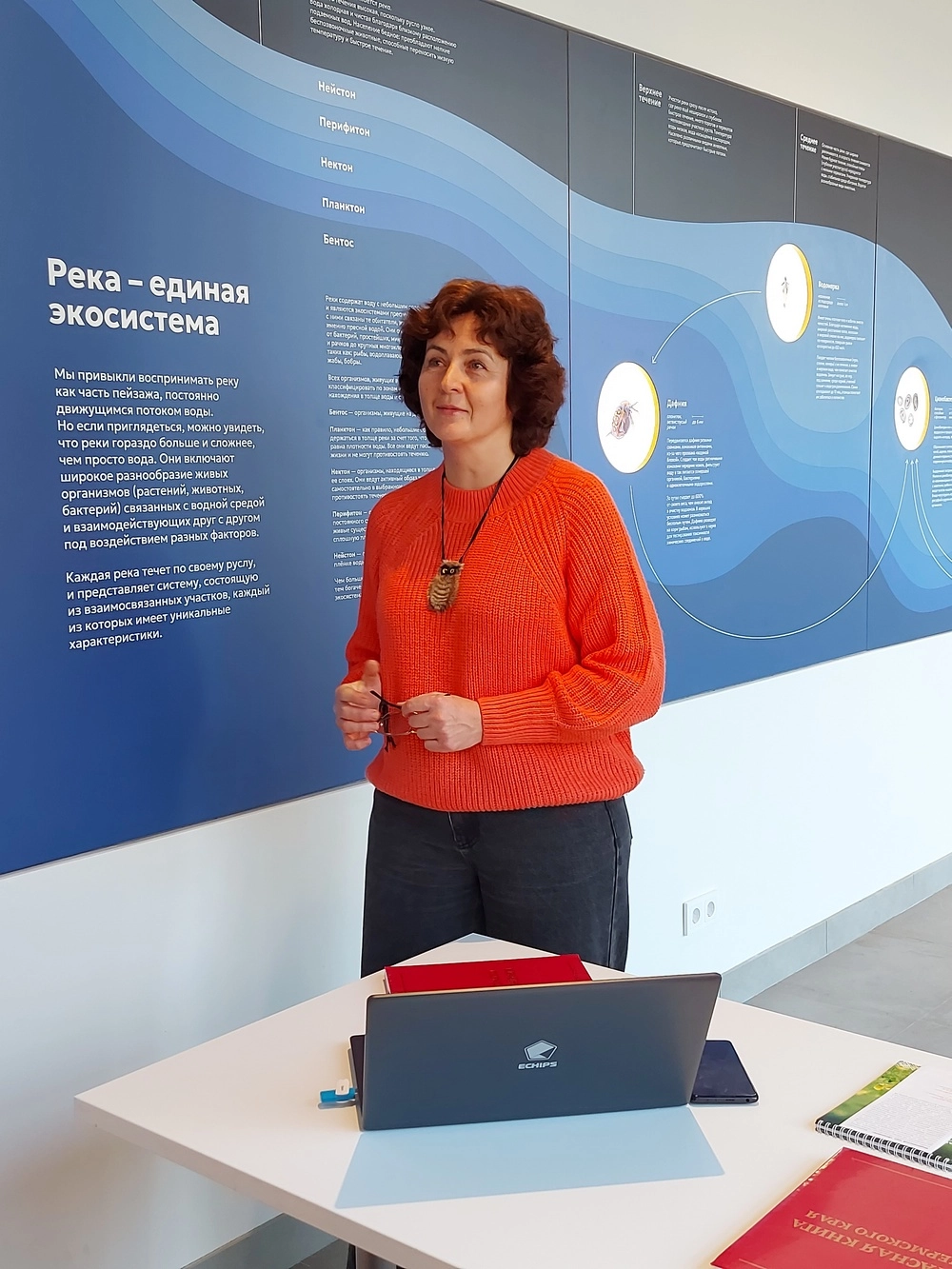 Галина Матвеева в визит центре Данилиха с презентацией
