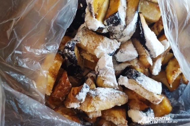 Вместо муки используем крахмал.