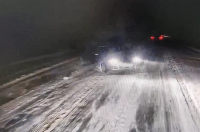 Момент перед ДТП.