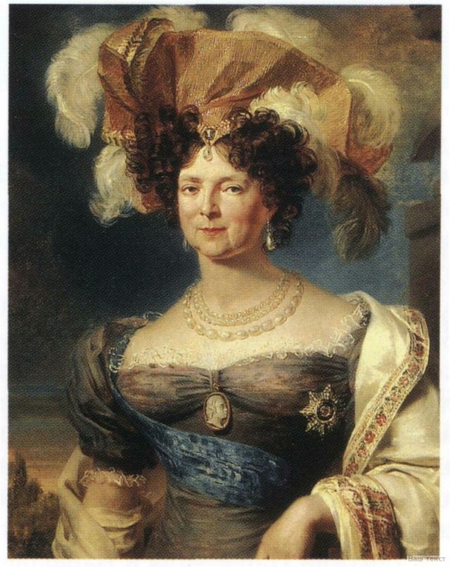 Портрет вдовствующей императрицы Марии Фёдоровны.