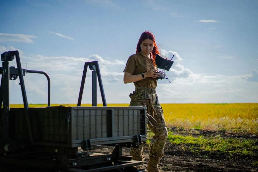 Боевичка с позывным Джесс.