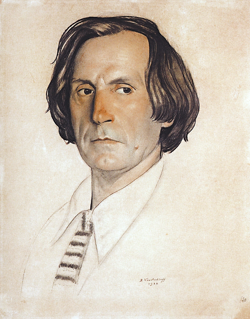  3. «Портрет Ершова» (Борис Кустодиев).