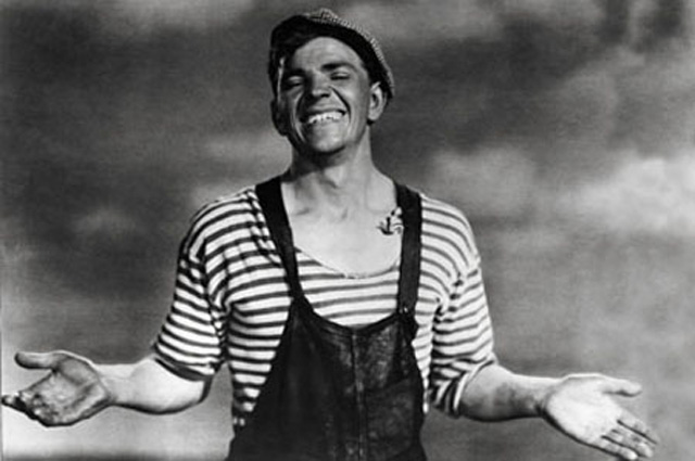 Петр Алейников в фильме «Трактористы», 1939 г.