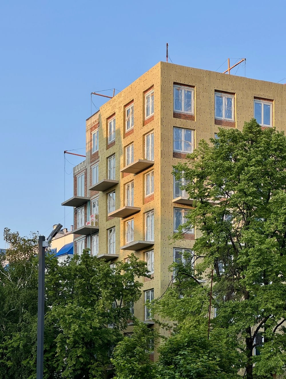 Строительство зеленого квартала