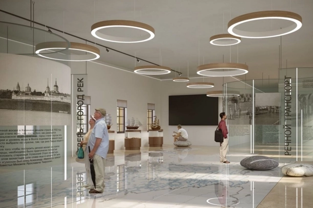 Проект, как здание может выглядеть изнутри.